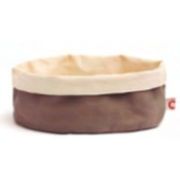 Корзина для хлеба овальная 20x15 см h 10 см, цвет серо-коричневый