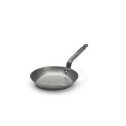 Сковорода d=24 см. h=4 см. 1,4 л. белая сталь (индукция) Carbone Steel  De Buyer /1/3/
