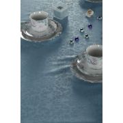 Салфетка 43*43 см. голубая мелкий цветок /3/ Под заказ