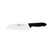Нож японский Santoku 180/300 мм. черный HoReCa Icel /1/6/
