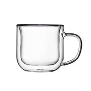 Чашка с ручкой, с двойными стенками, 85 мл, d 8,2 см h 5,9 см, Thermic Glass
