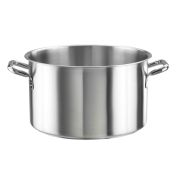 Кастрюля 30 л. нерж. d=40 см. h=24 см. б/кр (индукция) Pinti /1/