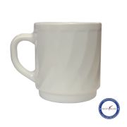 Кружка 300 мл. белая d=80, h=90 мм. штабелир. Трианон (P9508) (Q6661) /6/36/1080/