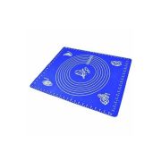 Коврик для выпечки 40*30 см. силиконовый со шкалой цвет в ассорт. /1/200/