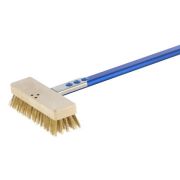 Щетка для печи электрической 129 см. 20*7 см. неповоротная, с медной щетиной h=4 см., ручка нерж. Gimetal/1/