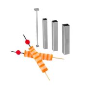 Набор для вырезания фигурных канапе «Квадрат» (3 формы 10/15/20 мм.) нерж. Tellier /1/4/ АКЦИЯ