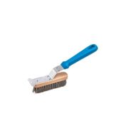 Щетка для гриля  27 см. 17*4 см. со стальной щетиной h=2 см., ручка пластик Gimetal (AC-SPGT) /1/6/