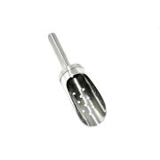 Совок для льда/сыпучих продуктов  130 мл. 190 мм. перфор. нерж. MGsteel /1/19/