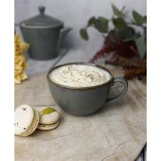 Чашка 250 мл фарфор цвет темно-серый Seasons