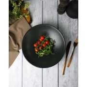Чаша для салата 26 см фарфор цвет черный Seasons