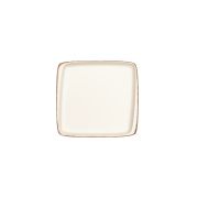 Тарелка прямоуг. 220*200 мм. без полей Ретро коричневый край, форма Мув Bonna /1/12/1200/