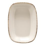 Соусник 120*85 мм. 100 мл. h=30 мм., касалетка Ретро коричневый край, форма Гурмэ Bonna /1/12/3612/