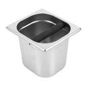 Нок-бокс металлический для кофейного жмыха 17,6*16,2*15 см. MGsteel  /1/24/