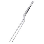 Щипцы (пинцет) 30 см. изогнутые, нерж. MGsteel /1/100/