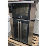Печь конвекционная UNOX XEFT-04EU-ELDV без сливного отверстия + Шкаф расстоечный UNOX XEKPT-10EU-C