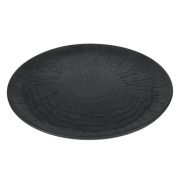 Тарелка 23 см Black Raw Wood