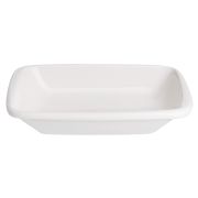 Соусник 100 мл. 140*85 мм. h=30 мм. касалетка Белый, форма Мув Bonna /1/12/264/