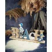 Настольная декорация Буквы «BEACH» 40X5XH17CM, дерево
