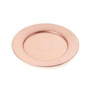 Тарелка с широким римом 24 см «Купер», медная