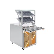 Прилавок для приборов Junior Luxstahl ПП (С)-600 Premium (нерж.)