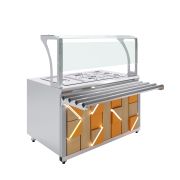 Мармит вторых блюд паровой Junior Luxstahl МВП (С)-1200 Premium (нерж.)