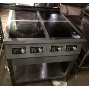Плита индукционная Luxstahl ПИ 4-98 + подставка