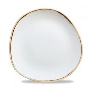 Тарелка мелкая «Волна» d26,4см, без борта, Stonecast, цвет Barley White