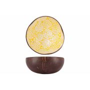 Чаша декоративная  YELLOW / EGGSHELL D14CM