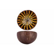 Чаша декоративная  YELLOW MOSAIC STAR D14CM