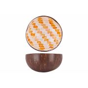 Чаша декоративная  WHITE / GOLD MOSAIC D14CM