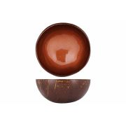 Чаша декоративная  METALLIC DARK BROWN PAINTD14CM