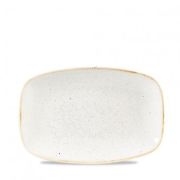 Блюдо прямоугольное CHEFS 23,7х15,7см, без борта, Stonecast, цвет Barley White