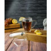Кружка с двойными стенками 320 мл, d 8,5 см h 11,3 см, Thermic Glass (цена за 1шт)