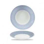 Тарелка глубокая Isla Spinwash Ocean Blue, 25.5 см H: 3.5 см