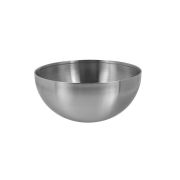 Миска 0,7 л. d=15 см. h=7 см. полусферическая, нерж. MGsteel /1/