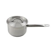 Сотейник 2,0 л. нерж. d=16 см. h=10 см. с крышк. тройное дно (индукция) MGsteel /1/
