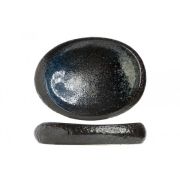 Блюдо овальное 32x24 см h 6 см,  BLACK YORU