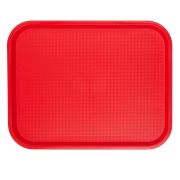 Поднос прямоуг.пластик 455*325*25 Красный «P.L.-Bar Ware»