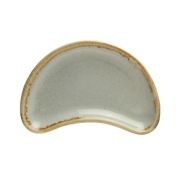 Соусник-полумесяц 7х11 см фарфор цвет серый Seasons