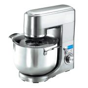 Миксер планетарный  10 л., 437*371*420 мм., 6 скоростей, с ЖК-дисплеем, 3 мешалки  (двойной крюк, битер, цельномет.венчик), корпус алюм. /1/