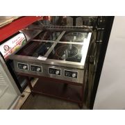 Плита индукционная Luxstahl ПИ 4-98 + подставка