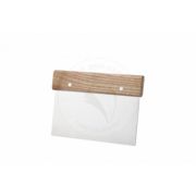 Скребок 15*11,5 см нерж. с дерев. ручкой P.L. Proff Cuisine