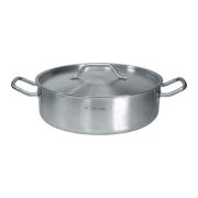 Кастрюля 5 л, 24*11 см низкая с крышкой нерж. P.L. Proff Cuisine