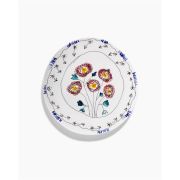 Тарелка 31 см Anemone Milk Midnight Flowers