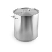 Котел 71 л. нерж. d=45 см. h=45 см. тройное дно с крышк. (индукция) MGsteel /1/