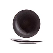 Тарелка с приподнятым краем d 21 см, BLACK GRANITE