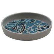 Блюдо,поднос меламиновый 12.3*2.6см, Damask Blue, P.L.
