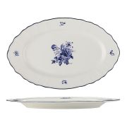 Блюдо овальное 25*16 см,коллекция «Blue Flower» P.L. Proff Cuisine