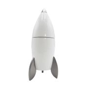 Мельница для специй «Ракета» h 21 см, бук лакированный, цвет белый, ROCKET