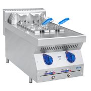 Фритюрница 2-секционная,  9,9 л.+9,9 л. 400*750*475 мм. ЭФК-40/2Н Abat /1/